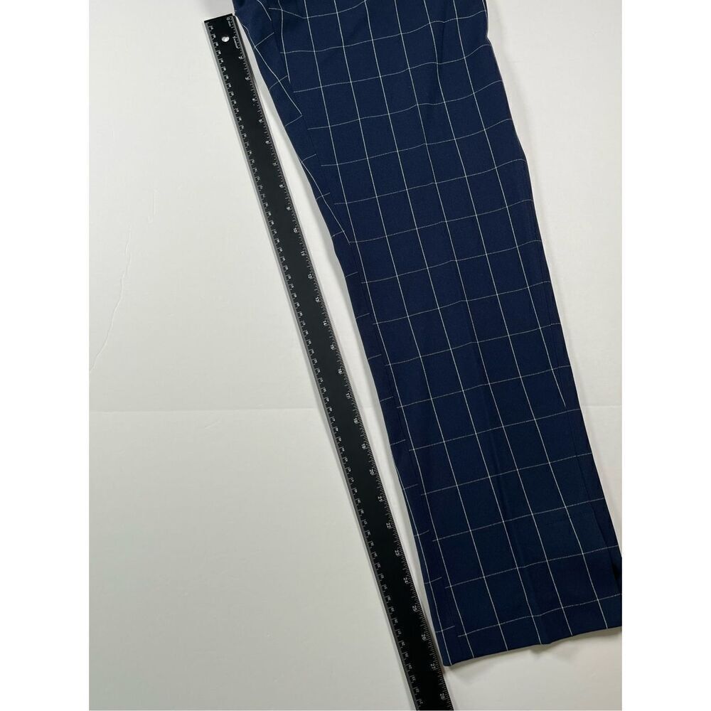 NEW Amanda & Chelsea Hannah Windowpane Modern Fit Straight SplitHem Pant Size 8 - Picture 8 of 9